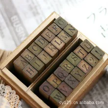 Цифровая английская печать, Деревянный алфавит, цифровые буквы, печать, стандартизированные штампы, ретро буквы, дневники, печать, 28, Римский столичный штамп