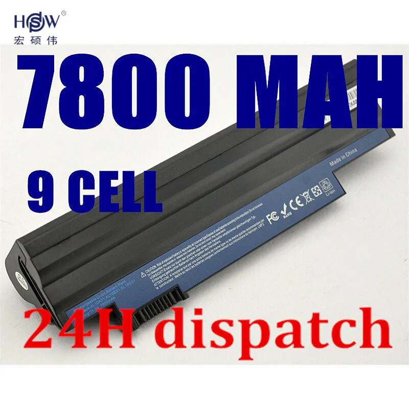 

HSW 9cells battery for Acer Aspire One 522 D255 722 AOD255 AOD260 D255E D257 D257E D260 D270 E100 AL10A31 AL10B31 AL10G31