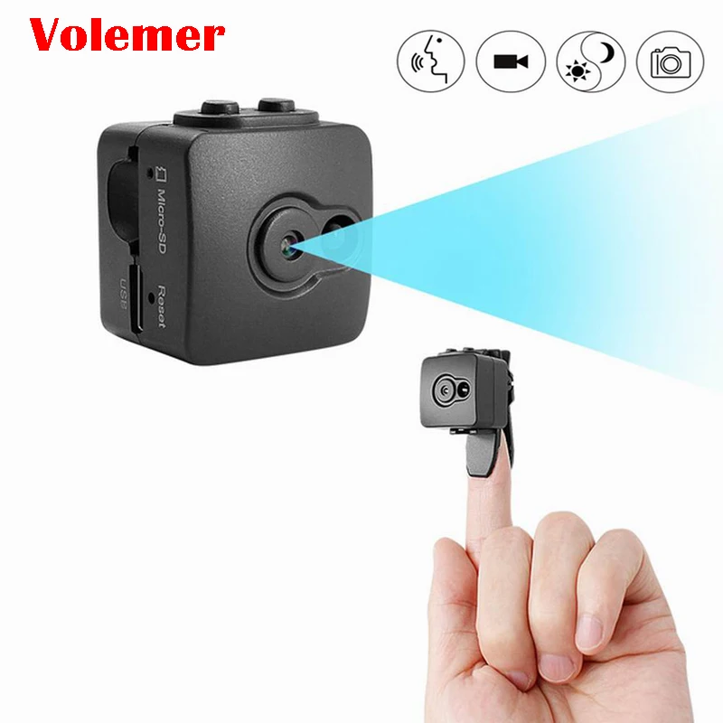 

Volemer mini camera 720P hd Vehicle camera Night Version Mini DVR Samllest camera Motion Sensor Cam for Motorcycle small camera