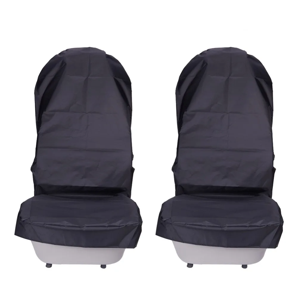 Waterproof Car Seat Covers Oxford Cloth Automobile Front Seat Cover Protector Pads 2 Pieces Durable Car Interior Accessories Waterproof Car Seat Covers Oxford Cloth Automobile Front Seat Cover Protector Pads 2 Pieces Durable Car Interior Accessories