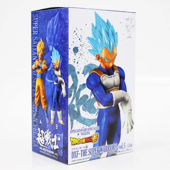 

18cm Dragon Ball Z Super Saiyan Vegeta DXF The Super Warriors Vol.5 Blue Hair Figurine PVC Action Figure Model Toy Doll