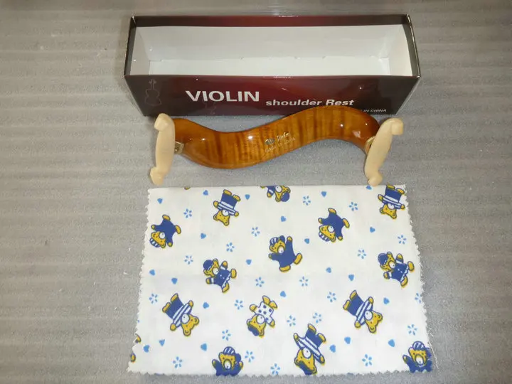 Violin shoulder rest , violin maple shoulder together with cleaning