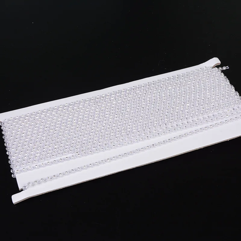 

Crystal Chain Tape Rhinestones 2.5Mm Glass Decorative Stones Crafts Accessories Diy Rhinestone Crafts Ornaments For Shoes