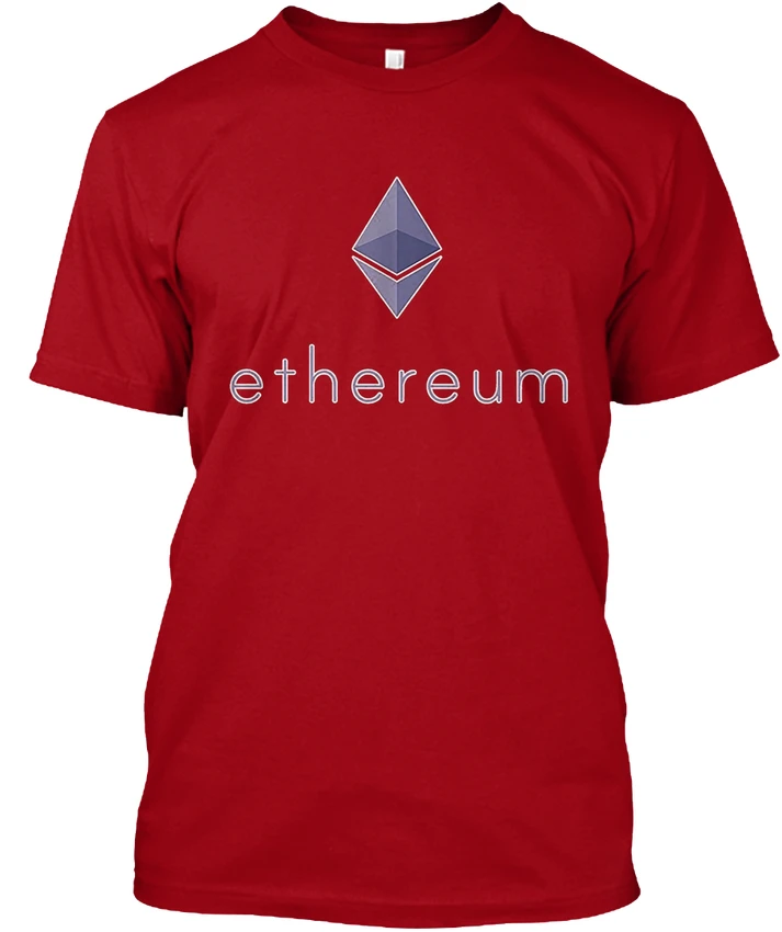 Ethereum 2017 Original Logo - Hanes Tagless Tee T-Shirtmen tops tees Ethereum 2017 Original Logo - Hanes Tagless Tee T-Shirtmen tops tees