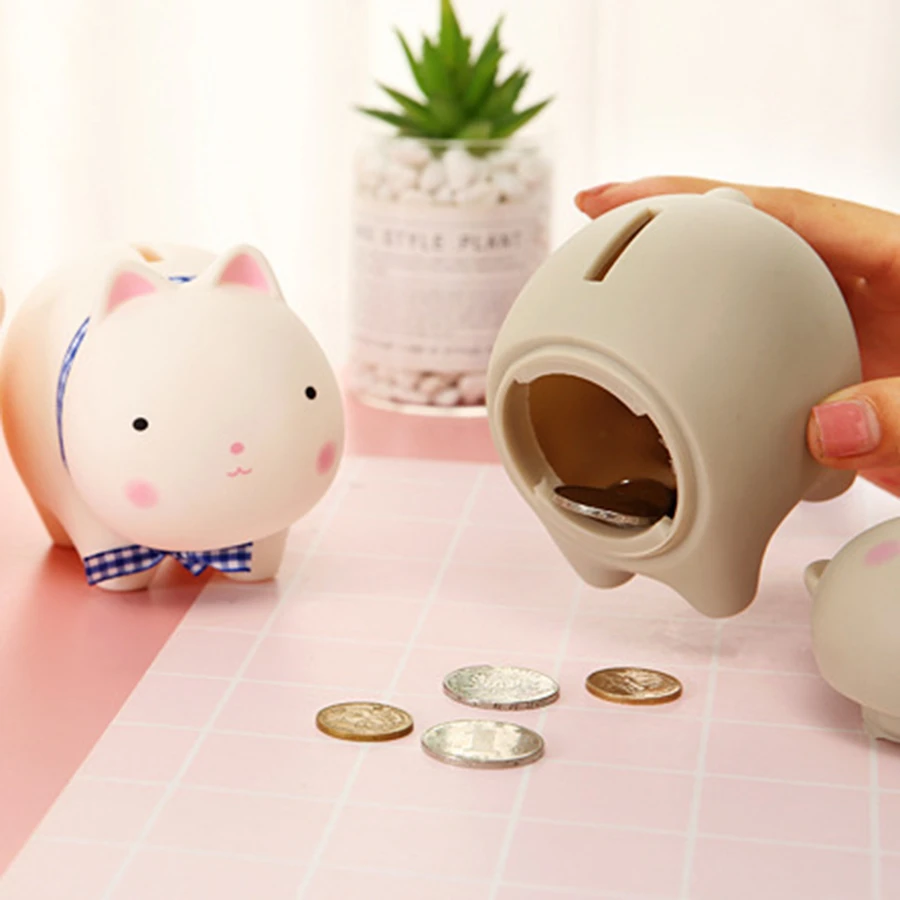 漫画の子供貯金箱かわいいピンクのコインカウンター貯金箱預金マネーボックスsparkassetirelireチャットポケモンdefiセーフ60koa61 貯金箱 Aliexpress