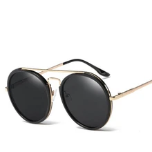 Mujeres Redondas de la vendimia gafas de Sol Retro Unisex Gafas de Sol Gafas De Sol Hombre Zonnebril Dames UV400, Gafas de moda y Accesorios