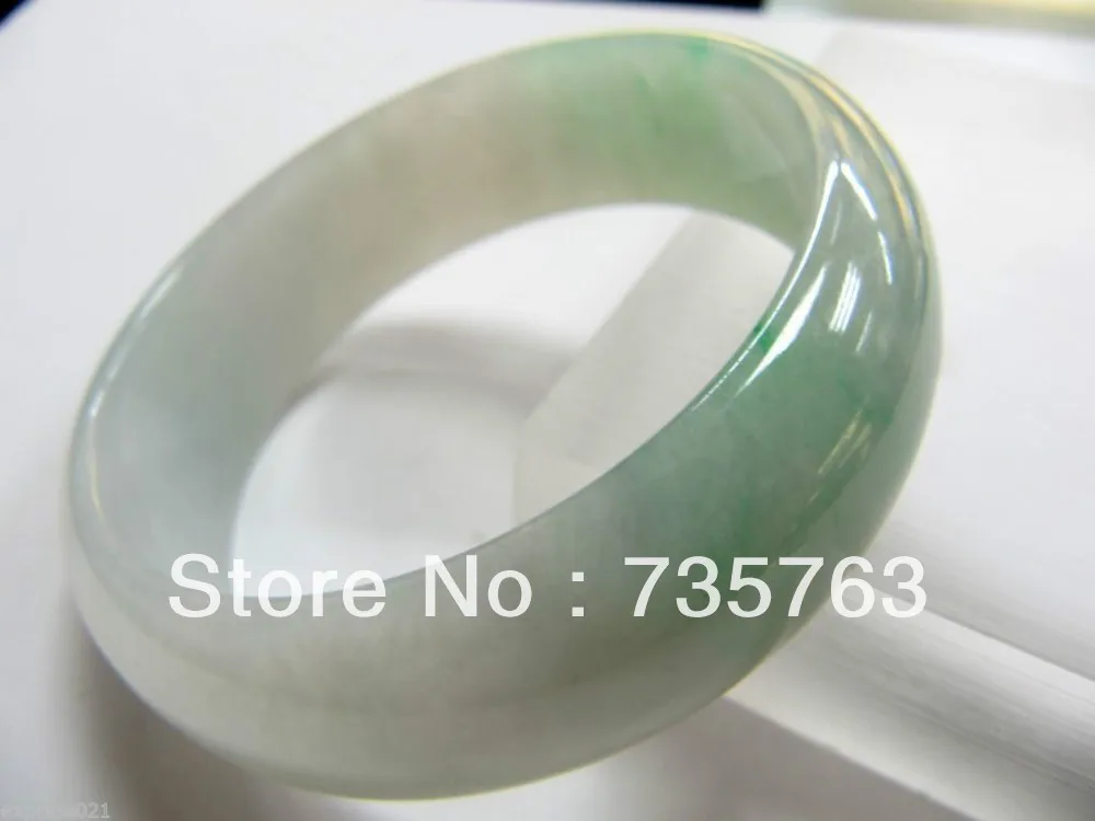 

xiuli 0023 RICH 100% NATURAL CHINESE JADE/JADEITE RARE BANGLE/INNER DIAMETER