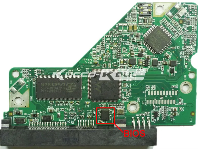 HDD PCB circuit board 2060-701640-002 REV A for WD 3.5 SATA hard drive repair data recovery