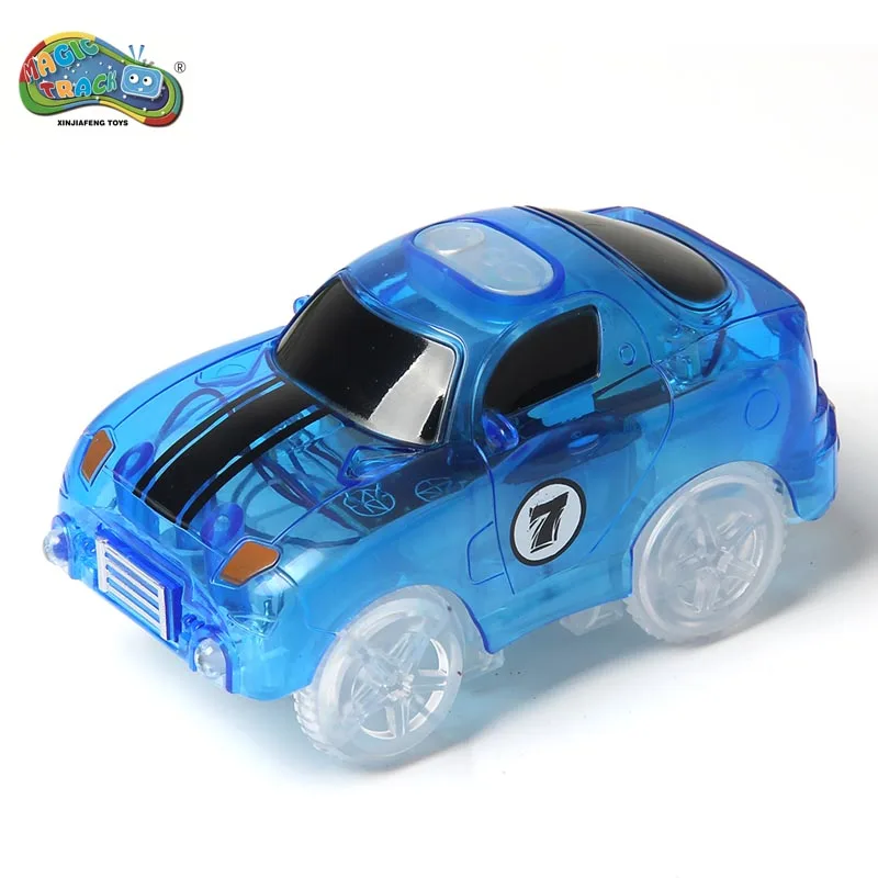 

Magic Track LED Cars For 7.2CM Race Track Electronics Car Toys With Flashing Lights Racing Cars Toys For Children Gift