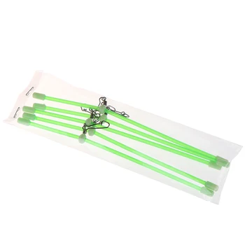 

5Pcs Plastic Fishing Tube Balance Connector Bracket Luminous Fishing Group Night Fishing Elbow Sea Fishing Balance Connector