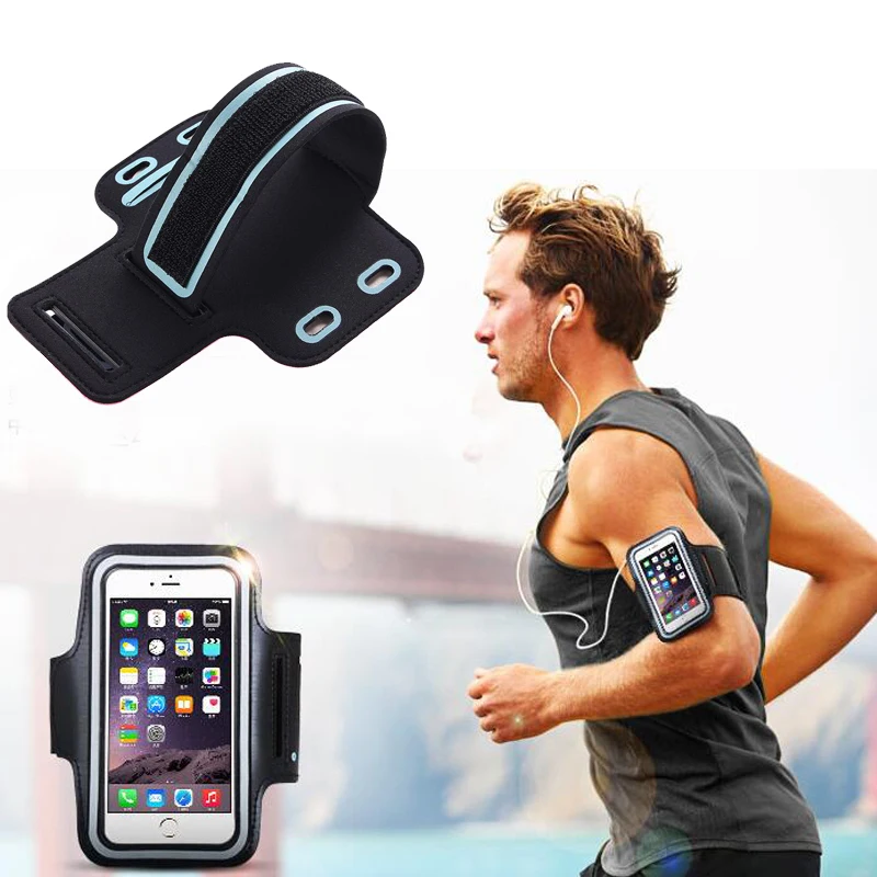 Ponsel Ban Lengan 5.5 Inch Ponsel Case untuk Iphonex X 8 7 6 6 S Plus Case Olahraga Ban Lengan Handphone Belt cover Menjalankan Gym Bag Case