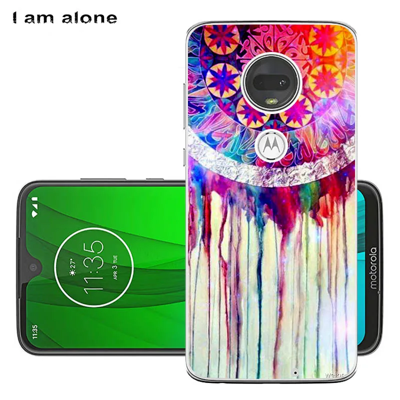 Чехлы для телефонов I am alone для Motorola Moto G7 G7 Play G7 power Solf из ТПУ, модные милые Чехлы для Moto G7 - Цвет: Solf TPU W43