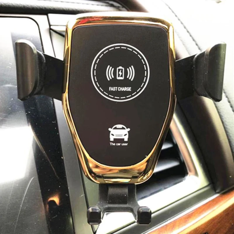 

10W Qi Wireless Car Charger Air Vent Mount Phone Holder Anti-slippery For iPhone XS Max Samsung S9 auto parts dropshipping