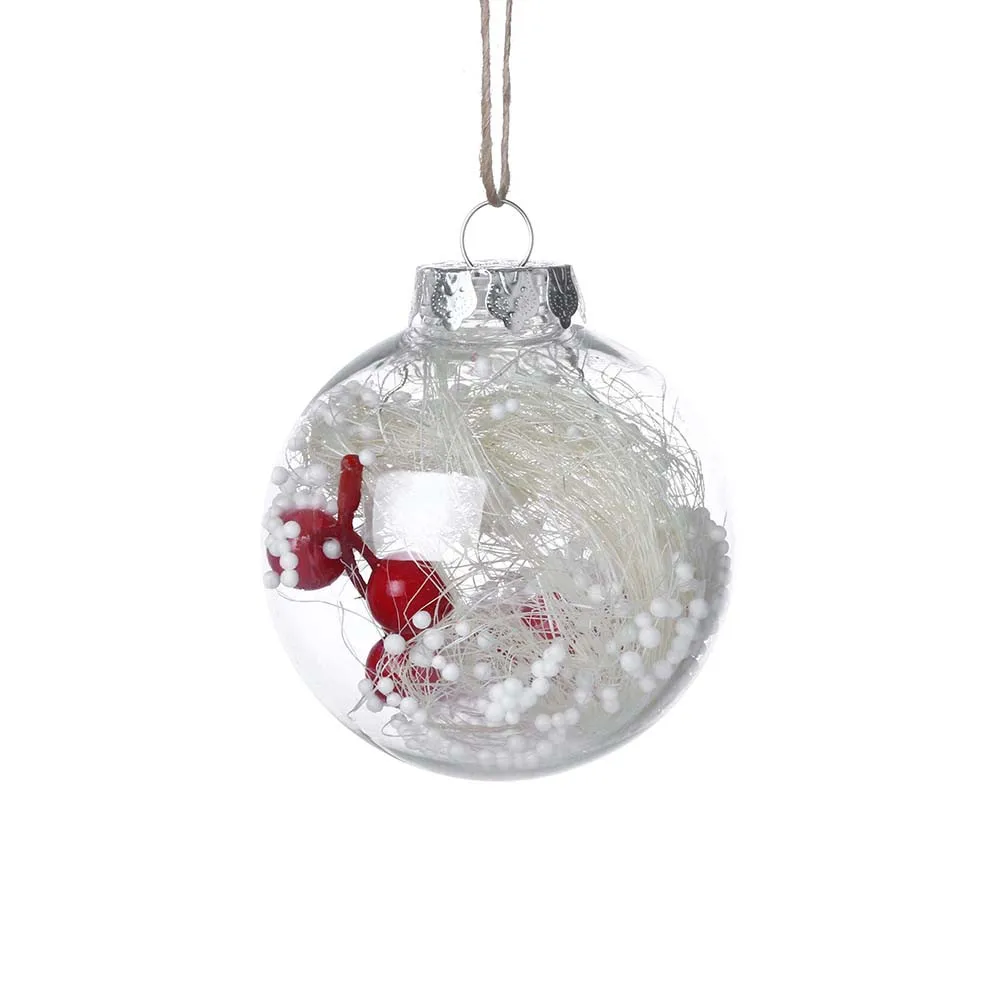 Рождество на заказ муранское стекло ручной работы ремесла Рождественская елка украшения имитация на Рождество украшение дома кулон - Цвет: A
