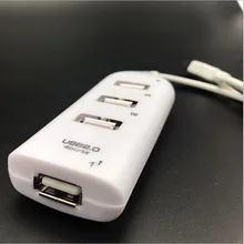 Полностью совместимый высокоскоростной мультихаб 4 порта USB 2,0 разветвитель расширения Настольный/ПК ноутбук адаптер Поддержка четырех шин-питание# YL