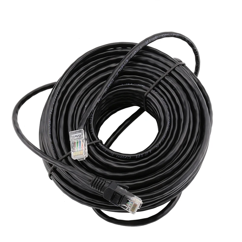 10 м 20 м 30 м 50 м Cat5 Ethernet сетевой кабель RJ45 патч открытый водонепроницаемый кабель lan провода для безопасности CCTV POE ip-камера системы