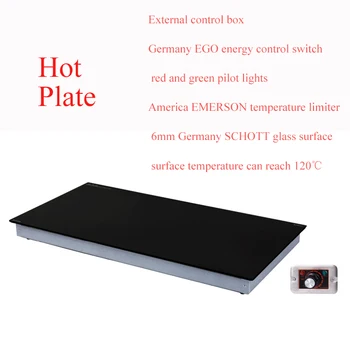 

Embedded wire control combined Hot plate SCHOTT Glass Thermal insulation board Food Heat Preservation Station meal dishes warmer