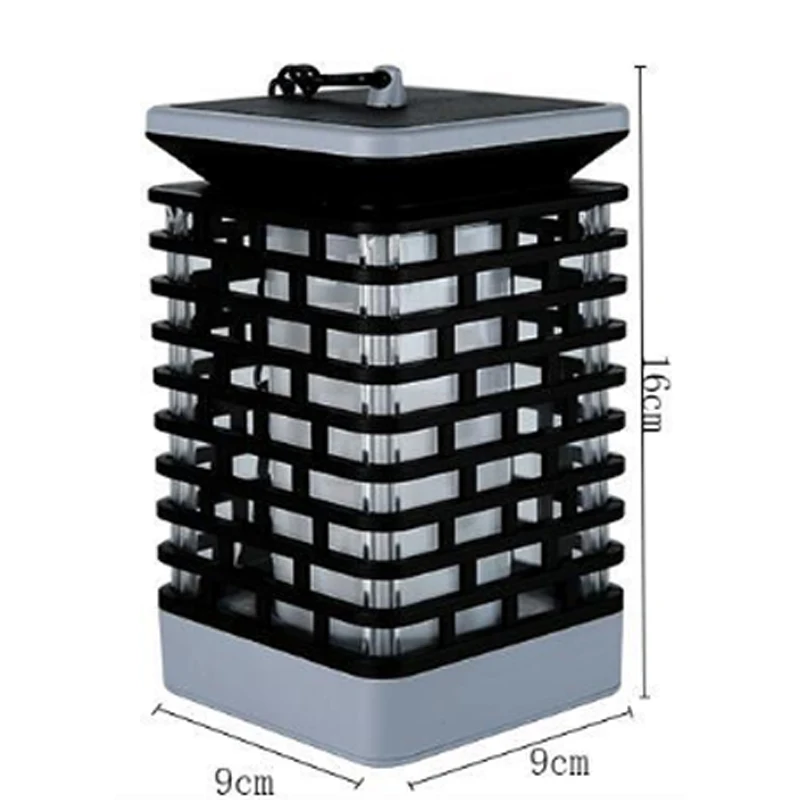 Solar Light Outdoors Solar Lights Flicking Flame Lantern Lamp Light Solar Powered LED Waterproof Hanging Light for garden yard pathway (6)