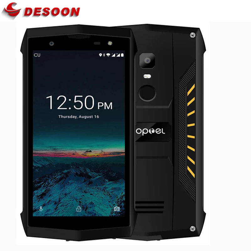 

POPTEL P8 IP68 Waterproof mobile phone Android 8.1 MTK6739 Quad Core 5.0 inch 3750mAh 2GB+16GB 8MP Face ID NFC 4G LTE smartphone