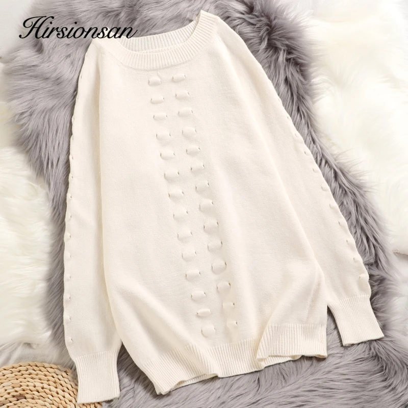 

Hirsionsan Sweater Women Solid Color Knitted Pullover Winter 2019 Bottoming Harajuku Slim Clothes Stretch Casual Female Tops