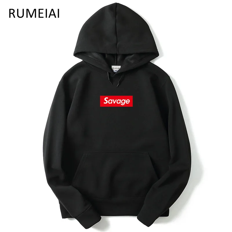 Rumeiai 2018 Для мужчин Толстовки Повседневное с длинным рукавом Мужчин's Savage кофты