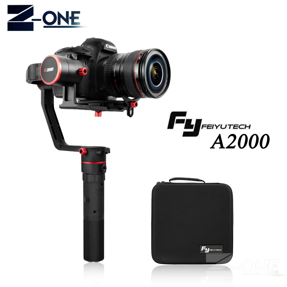 

FeiyuTech FEIYU a2000 3 Axis Gimbal DSLR Camera Stabilizer Dual Single Handheld Grip for Canon 5D SONY Nikon 2000g Payload