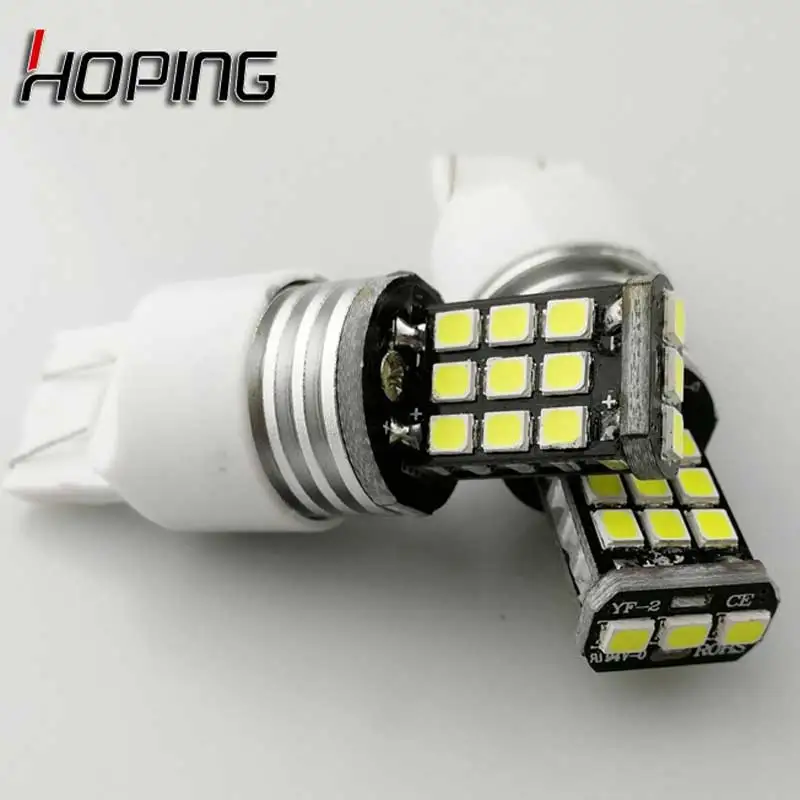 Hoping 2XT20 7443 21AMS 2835 Led for turn signal brake light backup light white RED auto led