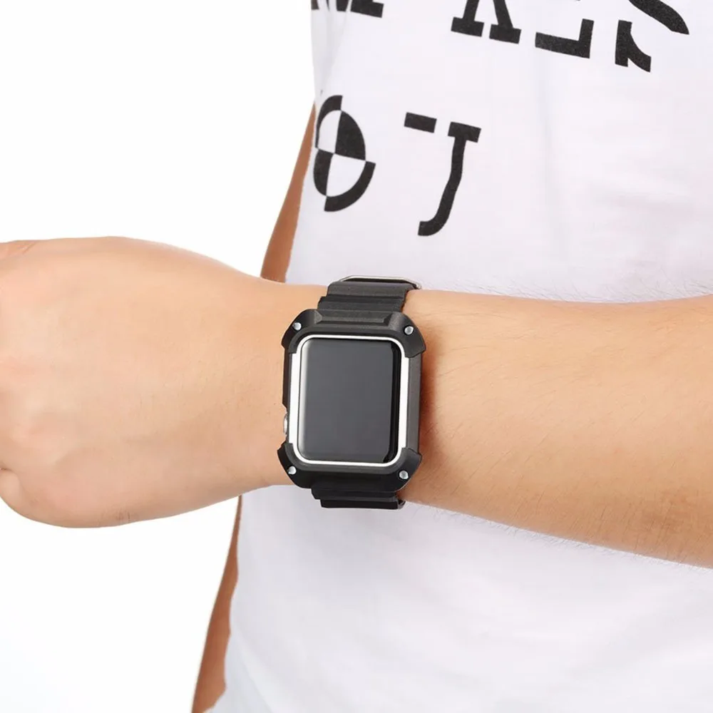 Eastar Пластик защитный противоударный чехол ремешок для наручных часов Apple Watch