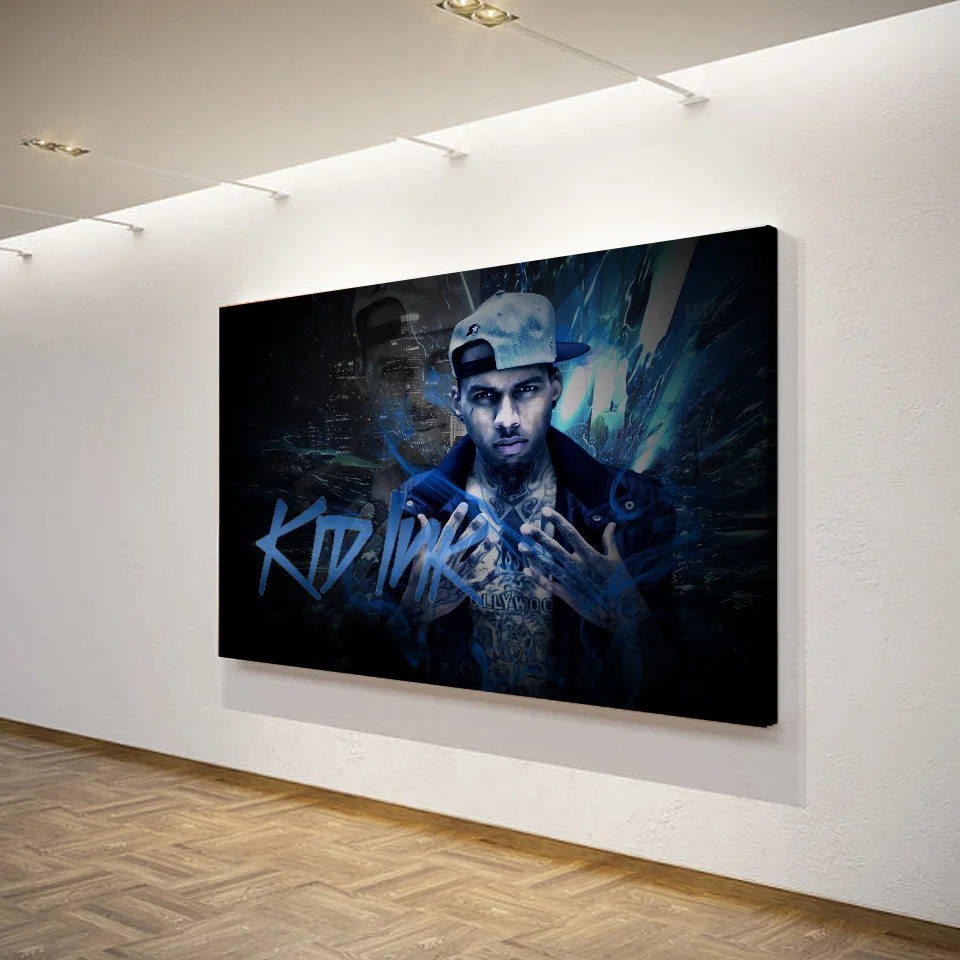 Buy 1 Pcs/Set Framed HD Printed Kid Ink Popular Rapper