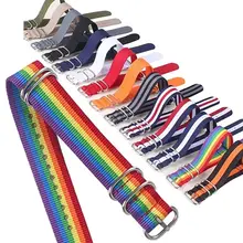 Продукт нейлоновые устойчивые ремни 18 мм 20 мм 22 мм 24 мм нейлоновый ремешок для часов NATO ремень Zulu ремешок пряжка кольцо