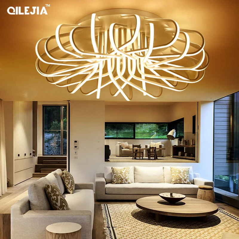 

Bird's Nest shape LED Ceiling Light For Living room Bedroom With Remote control Dimmable Changeable home fixture lamparas de te