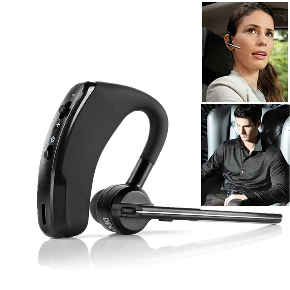 

V8 Business Bluetooth Earphone V4.1 Handsfree with Microphone Wireless Earhook Earphone for Smart Phone Xiaomi Samsung