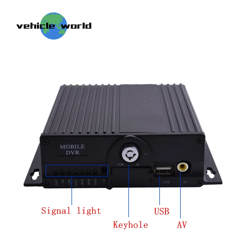 Мобильный видеорегистратор AHD 1080P с двумя SD картами 4Ch Wi Fi GPS для школьного