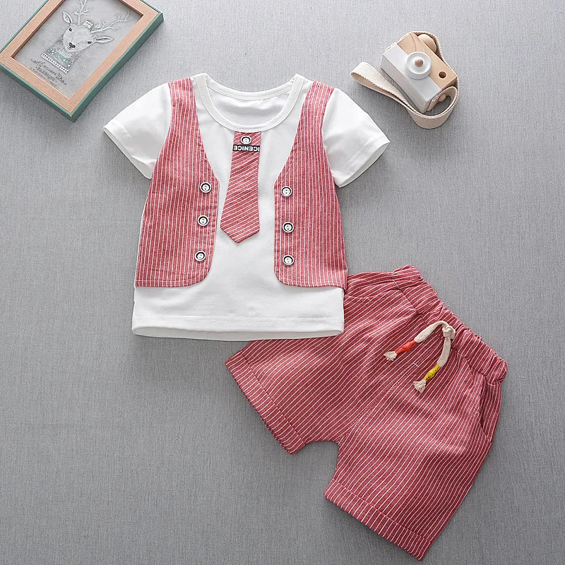 Baby Boy Clothes Summer Newborn Baby Boys Clothes Set Cotton Baby