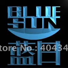 LC231-Светлячок Serenity Blue Sun светодиодный неоновый свет вывеска домашний декор ремесла