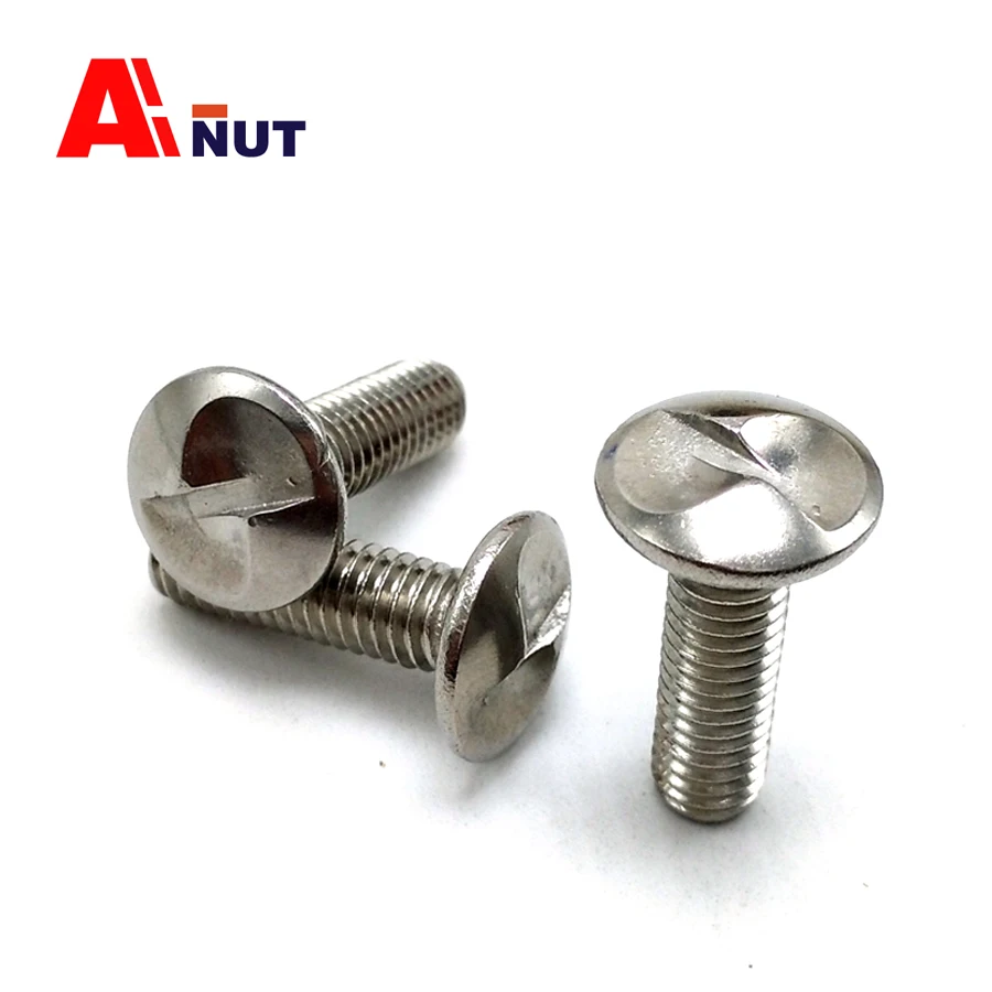 

M6 one way screw 16mm-105mm , stainless steel anti-theft screw , high quality guardrail screw fasteners
