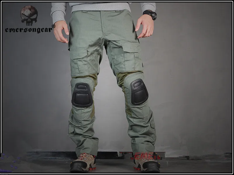 Emersongear G2 тактические штаны с наколенниками страйкбол Emerson gen2 боевые тренировочные военные брюки EM7038 Койот коричневый Мультикам