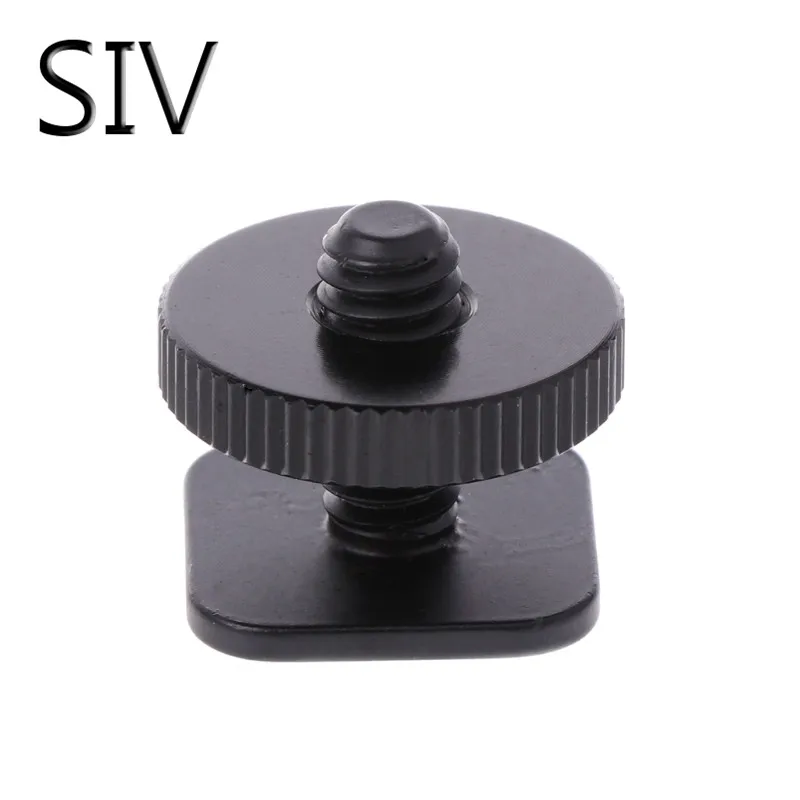 

SIV 1/4'' Single Layer Tripod Mount Screw to Studio Flash Hot Shoe Adaptor For Nikon