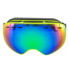 Детские лыжные очки для мальчиков и девочек от 5 до 12 лет, противотуманные, UV400, двойные линзы, зимние солнцезащитные очки для сноуборда, детские лыжные очки