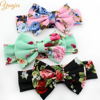 YANJIE Trendy European Spring/Summer Floral Cotton Headband
