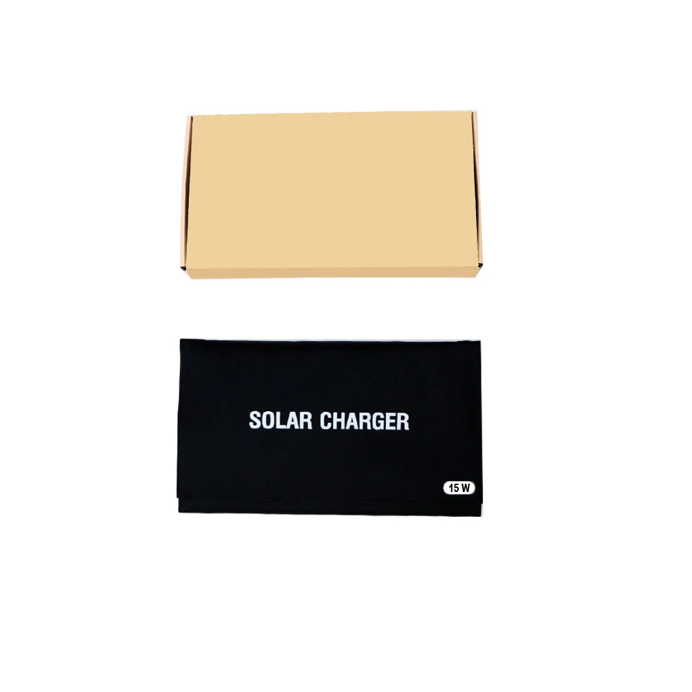 Портативные солнечные панели 15 Вт sunpower складная солнечная панель зарядное устройство 5 в двойной USB для мобильных телефонов цифровые