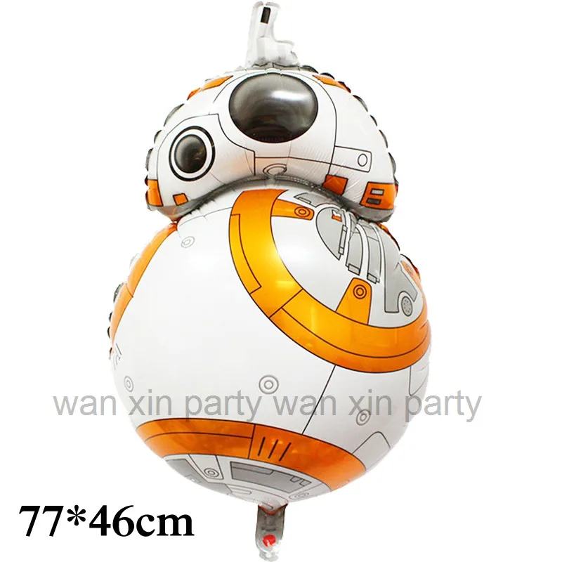 

1pc movie Star Wars balloon robot BB8 foil balloons for kid toys classic style toys for child birthday theme party balloons