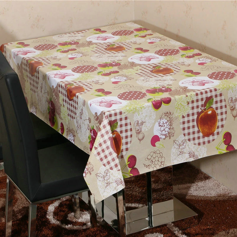 20 Types Tablecloth PVC Pastoral Plastic Table Cloth Rectangular Waterproof Oilproof Fabric Tea Table Cabinet Decor For Kitchen 