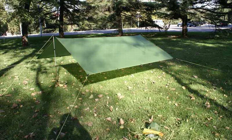 

3*3m 210T with silver coating 3F UL tent outdoor camping roof top tent water proof army tent