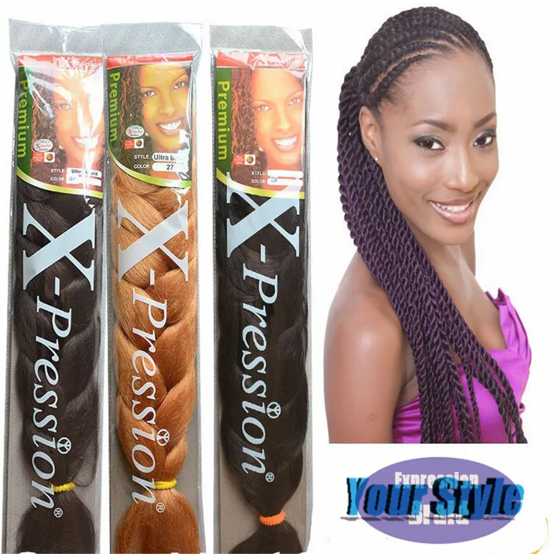 82" 25 Colors Expression Braid 165G Ultra Kanekalon ...