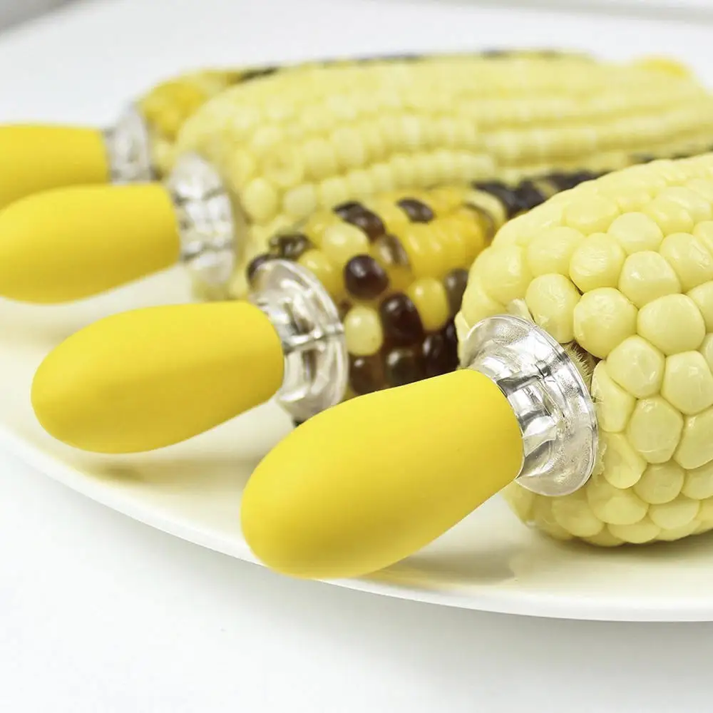 

Stainless Steel Bbq Fork For Heat Resistant Abs Material Handle Corn Needle Kitchen Gadgets Enjoy Delicious Barbecue