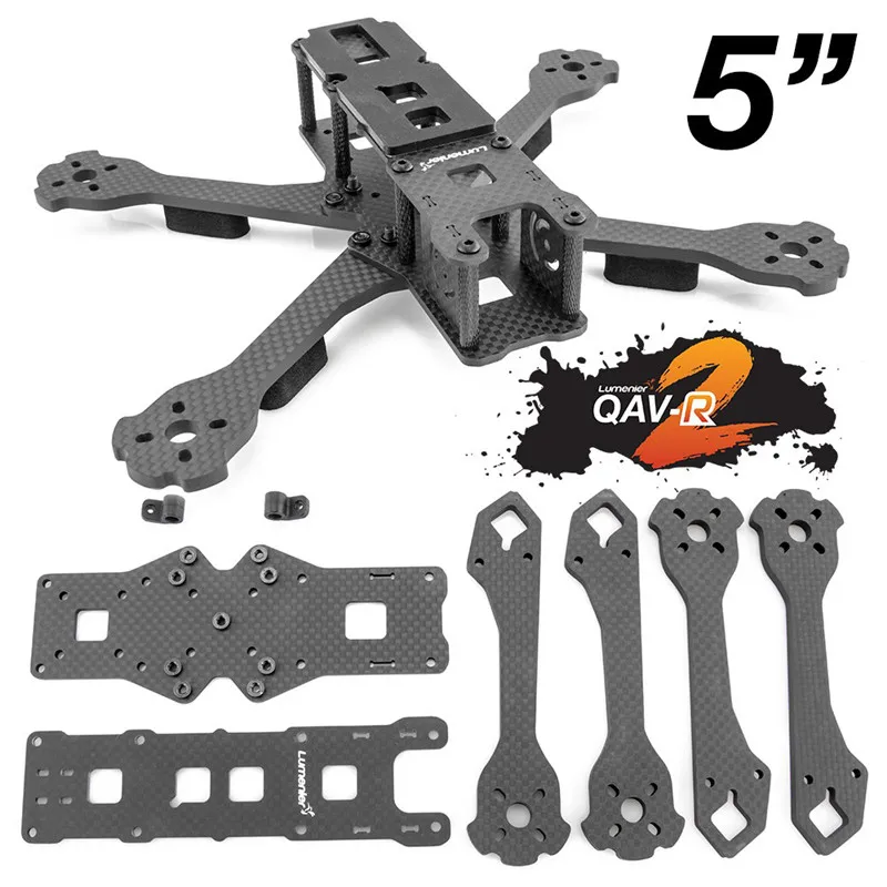 

Lumenier QAV-R 2 220/260/300mm 5/6/7 Inch 3K 4.5mm Carbon Fiber Arm FPV Racing Frame kit for RC Drone Quadcopter Spare Parts