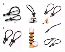 Adjustable Lock Silicone Penis Ring Adult Sex Toy Sex Time Lasting Cock Ring Erotic Male Sex Products Dildo Strong Multi Style