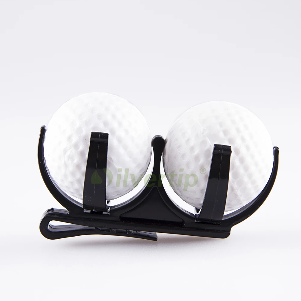 Free Shipping Black Golf Accessory Golf Ball Holder Clip Magic Ball