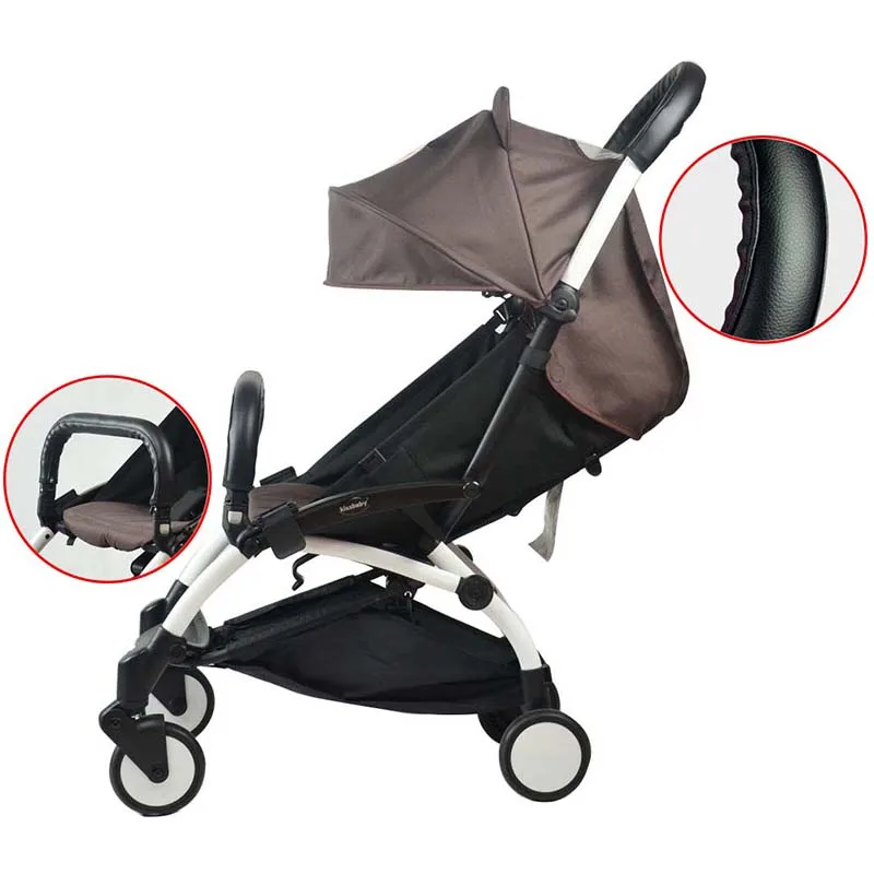 

Baby stroller accessory leather protector for stroller armrest and stroller handle Universal style For Babyyoya Yoya Yoyo